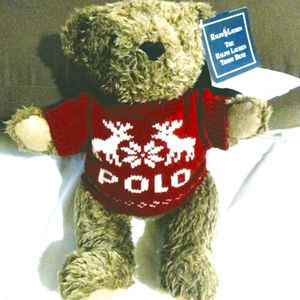 Vintage Polo Ralph Lauren Christmas Bear